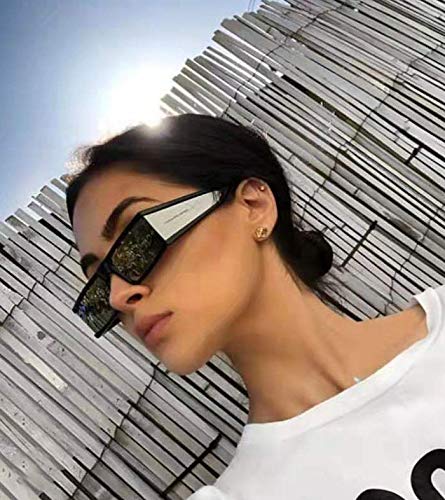 Image of FEISEDY Vintage Small Sunglasses Oval Slender Metal Frame Candy Colors B2277