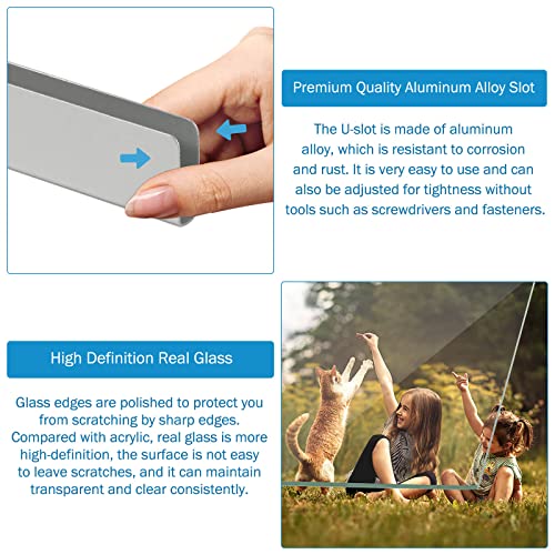 Iziddo 5X7 Silver Picture Frames Pack Of 4, Simple Small Metal Photo Frames With High Definition Glass, Only For Tabletop Or Desktop Display, Horizontal Or Vertical (5"X7", Silver) #TOP3