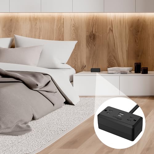 Newhouse Electric Enchufe con USB de 1250 vatios NHCP-001, Receptáculo con puertos USB y resistente a manipulaciones, Puerto USB Tipo A y Tipo C, Multitoma para mejoras del hogar miniatura 7