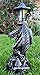 GARDENGREETERS Dragon with Solar Light Statue Solar Dragon Lantern Figurine-f