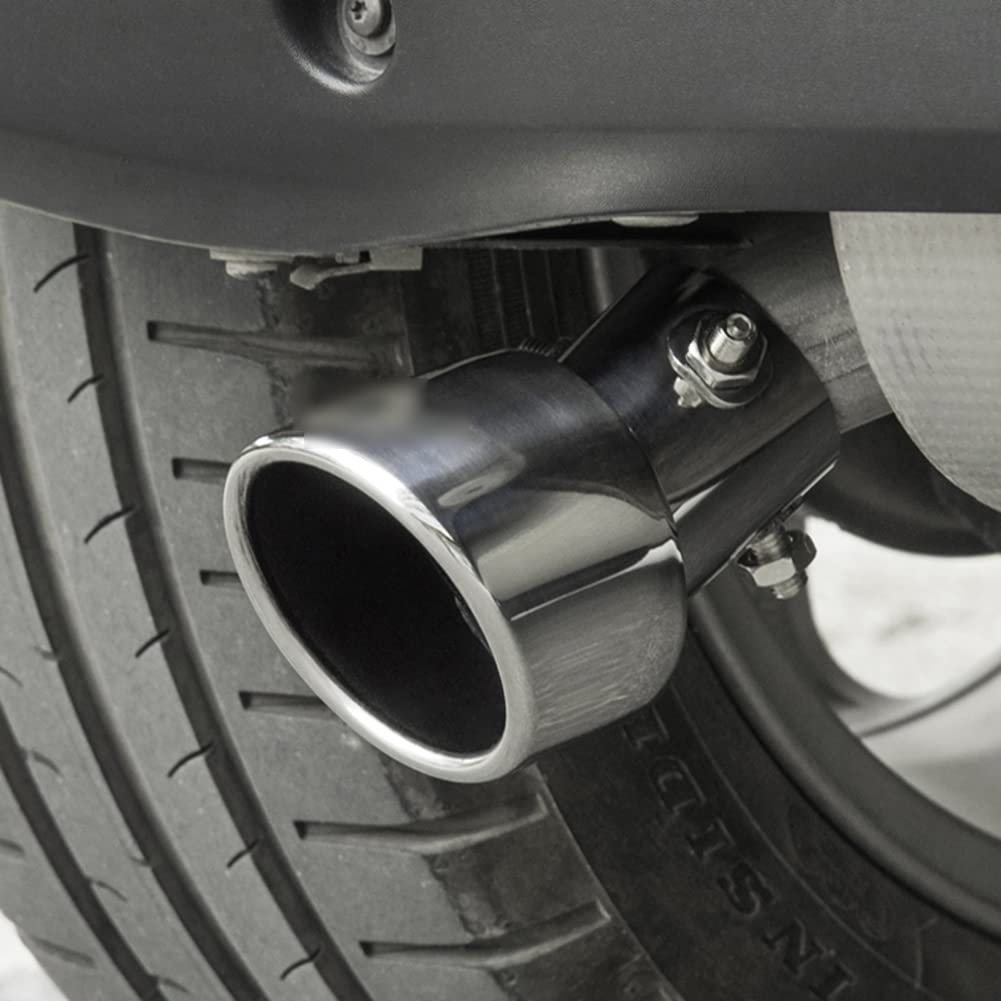 Misura per Smart Fortwo Forfour 453 2015-2020, Modifica dei terminali di Scarico Accessori per Auto Esterni Decorazione per Lo Styling, Tubo di scappamento