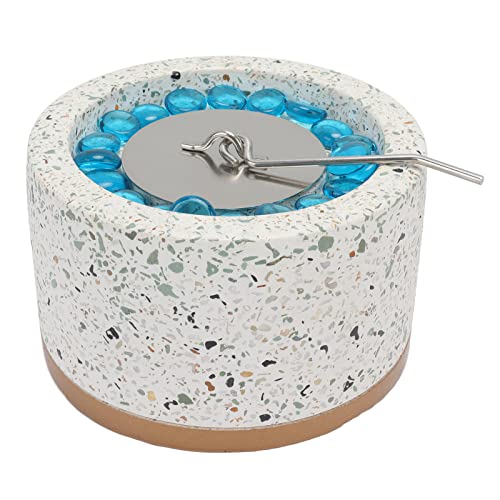 Fogueira de Mesa Em Mármore Exterior Interior de Aço Inoxidável Longo Tempo de Queima Portátil Fogue