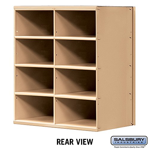 Salsbury Industries 2108Rl Americana Mailbox, 8 Doors, Rear Loading, Aluminum #TOP1