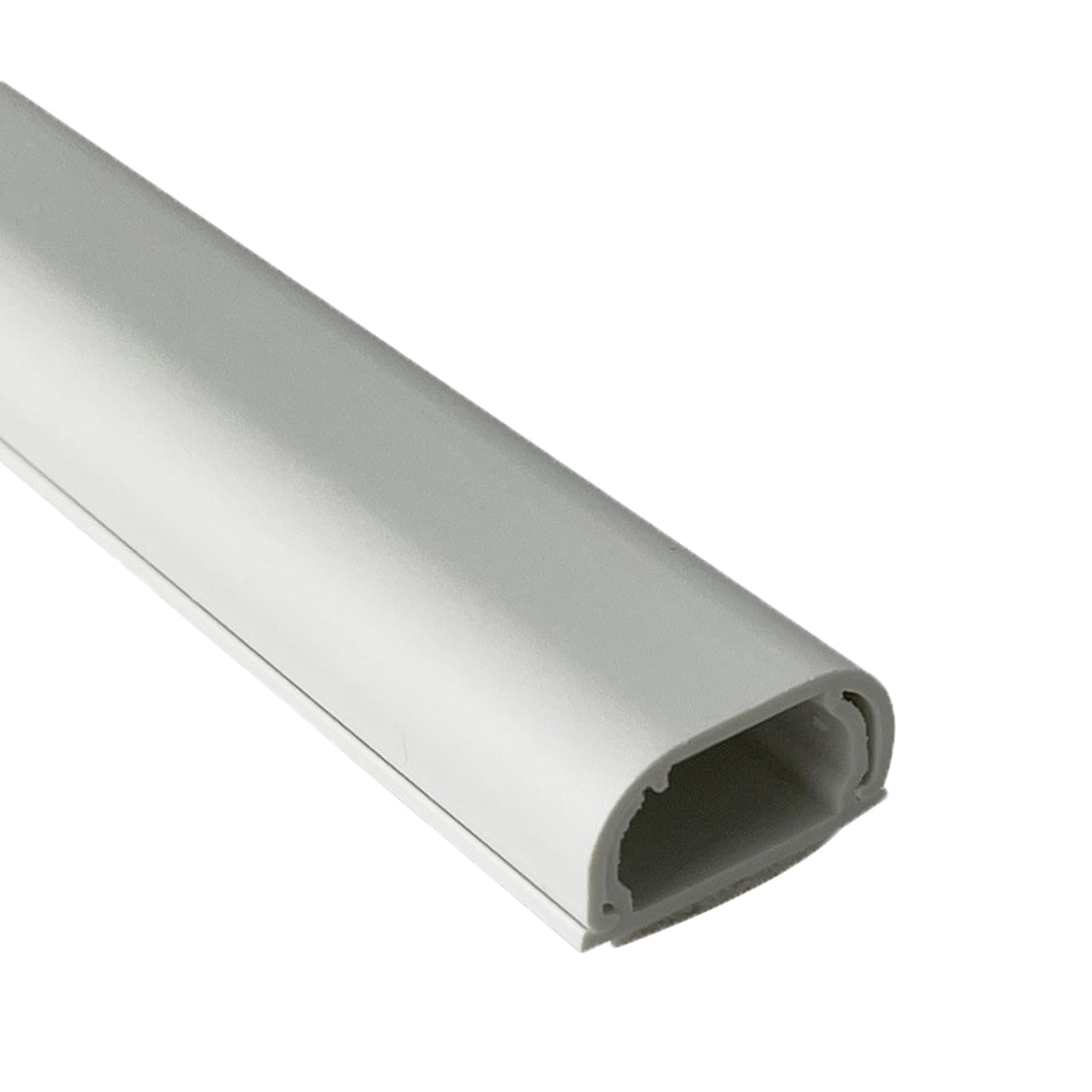 Canaleta autoadhesiva for Cables, for Suelo, 1 m, Paquete de 2, Multicolor, 24 x 12(White)