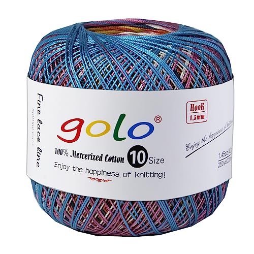 golo Crochet Thread Size 10 Yarn for Hand Knitting Crochet Yarn
