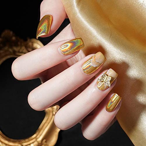 Nagelpuder-Stift, Spiegeleffekt, Pigmente, Maniküre, Kunst-Dekoration, Kissendesign, Nagelpuder-Stift für Frauen und… – Bild 6
