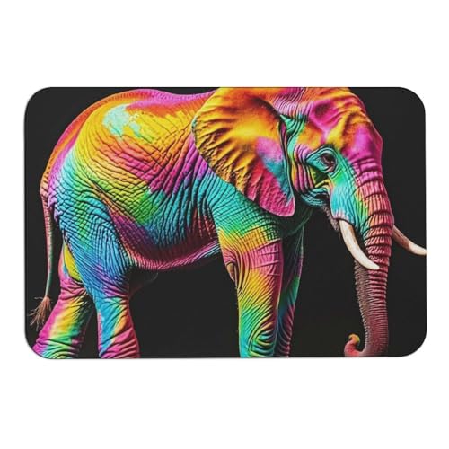 Tapis de bain diatomées absorbant séchage rapide éléphant