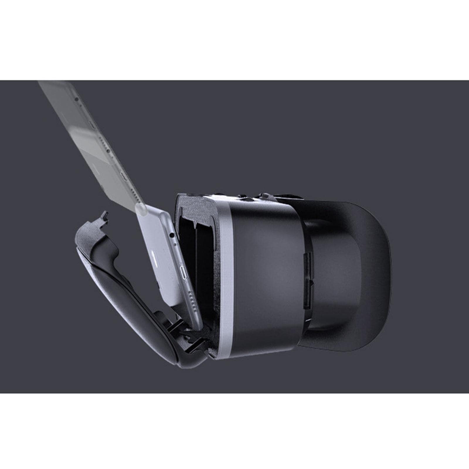 Virtual-Reality-Brille 3D Headset Brille mit Ergonomischem Design Und Einstellbaren Asphärischen Linsen für Komfortable Nutzung für, Griff