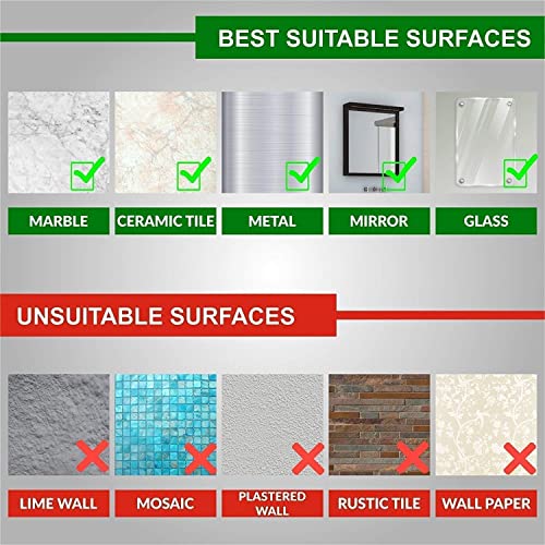 Image of ORJILO Wall Mounted Double Layer soap Dish Holder Stainless Steel Wall Hanging Soap Storage Rack for Kitchen Bathroom-with Self Adhesive Magic Sticker (Silver)