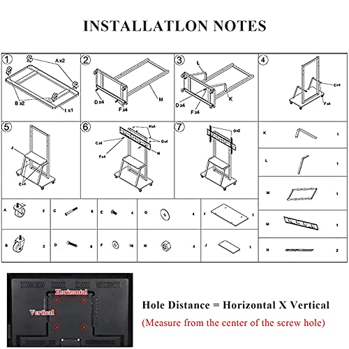 Soporte para TV de Piso Ajustable de 32 a 75 Pulgadas miniatura 5