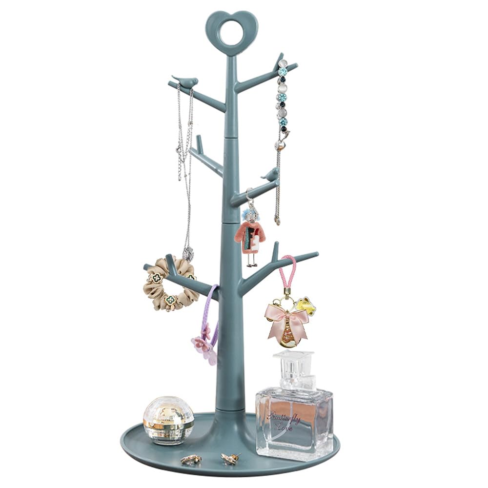 SIYINGSAERYJewellery Trees Chain Holder Tree Jewellery Stand Chain Stand Necklace Storage Chains Jewellery Earring Holder Earring Stand Tree Bracelet Stand for Necklaces Cups