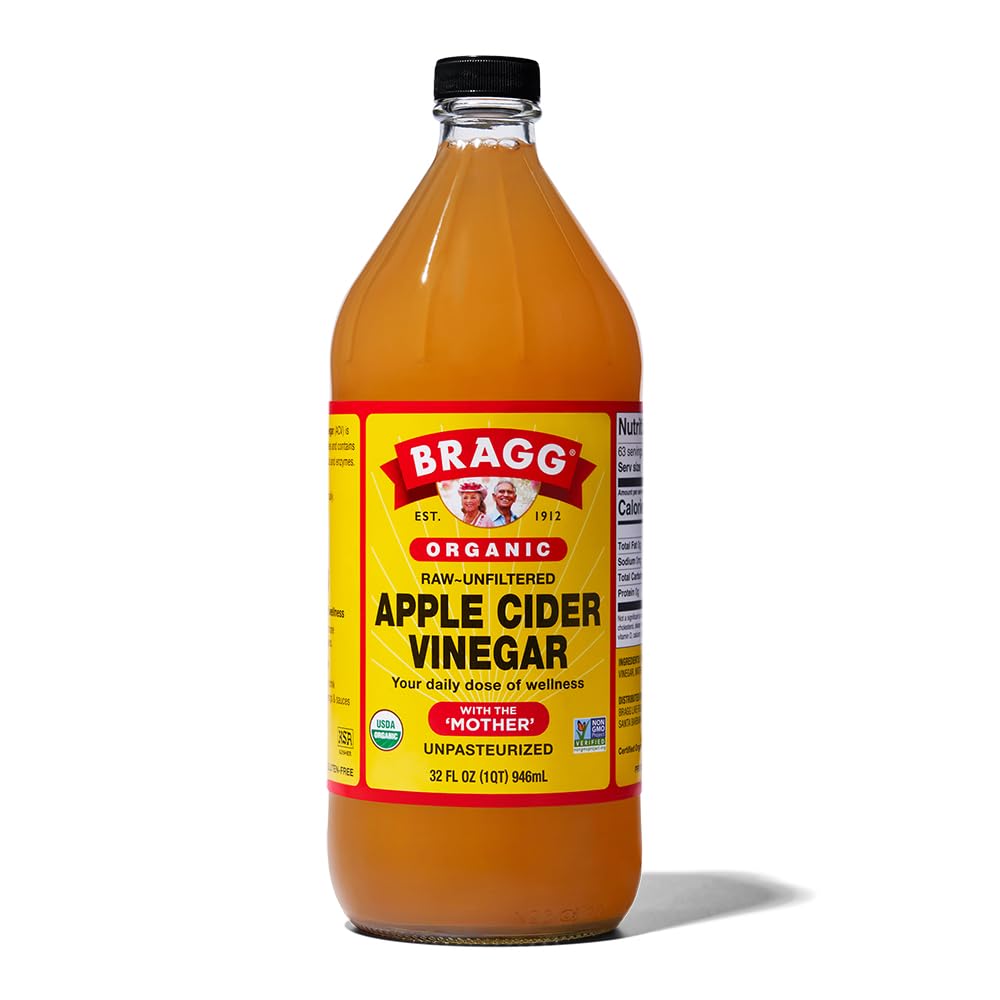 Bragg Organic Raw Apple Cider Vinegar, 32 Ounce - 1 Pack