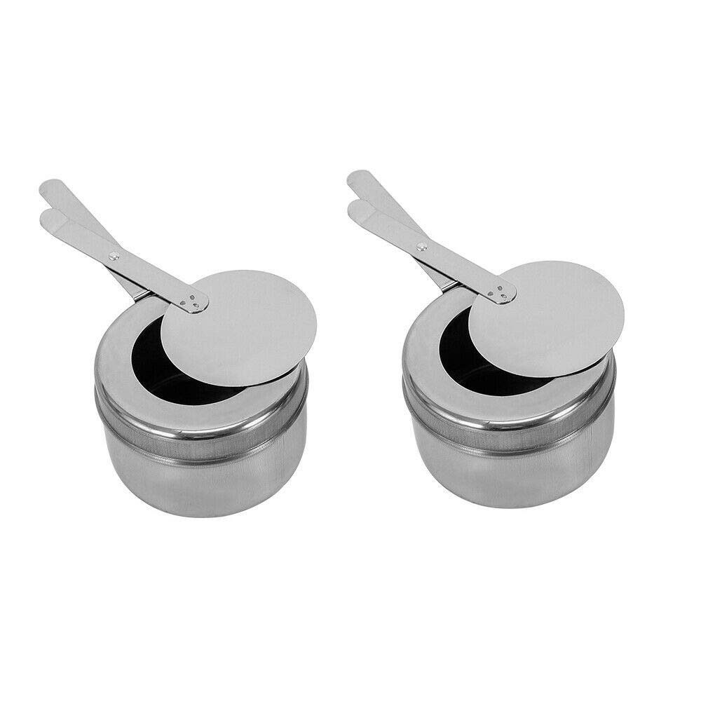9 litri in acciaio inox Chafing Dish scaldavivande con manici e coperchio, contenitore termico in argento, per buffet, colazione, feste, matrimoni