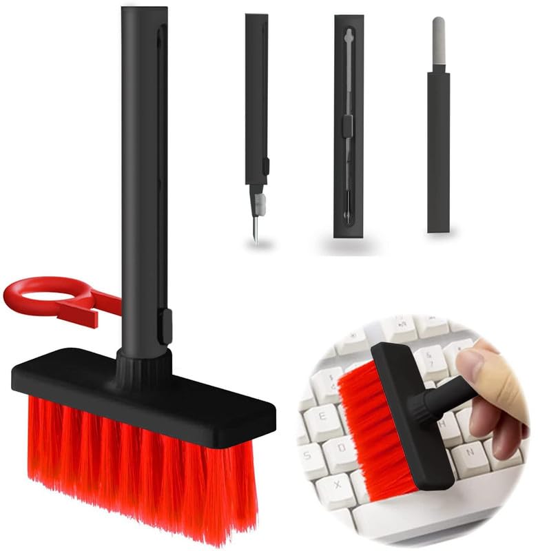 HENIRAG 5 in 1 Electronic Cleaner Kit Computer Laptop Screen Cleaning Tool kit Keyboard Cleaner Brush Set Multicolor-image-16