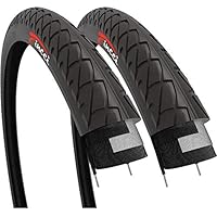 Fincci 26 x 2,10 Zoll 54-559 Slick Reifen für Cityräder Rennräder