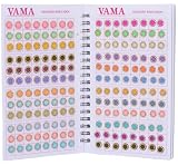 VAMA FASHIONS Multicolor Round Pastel English Mint Colors Stone Border...