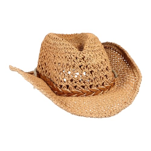 Portable Boy Girl Straw Woven Sun Hat Wide Brim Beach Hat for Toddlers Lightweight Uv Outdoor Accessory for Boy Girl Light