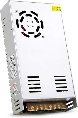 Aclorol 12V 30A 360W Universal Regulado Conmutación Convertir Fuente de Alimentación Adaptador de CA para Tira LED Luces de Pixel Cámara CCTV