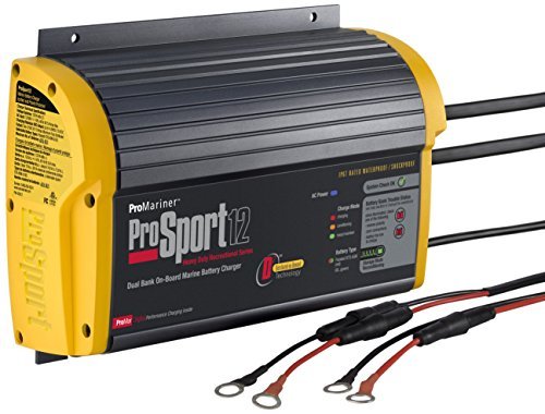 ProMariner 43012 ProSport 12 12 Amp, 12/24 Volt, 2 Bank Generation 3 Battery Charger by ProMariner