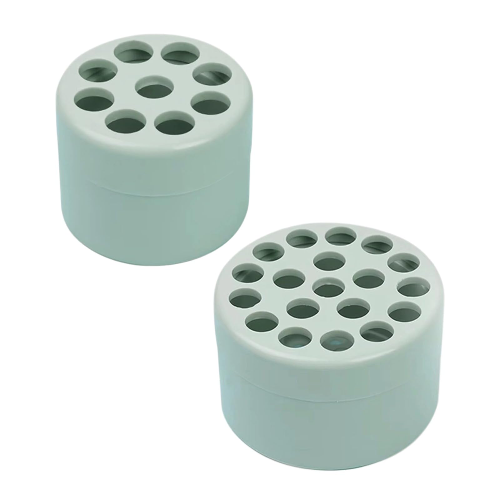 Rezsovee Green 2Pcs Spiral Flower Frog Stem Holders For Vases, Diy Bouquet Twister Tool For Elegant Floral Arrangements