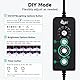 AQQA Aquarium LED Beleuchtung,42W Vollspektrum 24/7 Modus Aquarium Licht,Einstellbare Timer Helligkeit Aquarium Lampe,Aquarium Pflanzenlicht mit ausziehbarer Halterung,für 120-140cm Fischtank