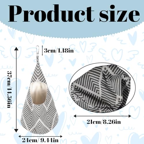 ZcrPrn Clothes Peg Bag,Peg Bag,Hanging Conical Peg Bags for Washing Line,Peg Bags Sliding on Clothesline,Reusable Pegs for Washing Line with Bag - Image 2