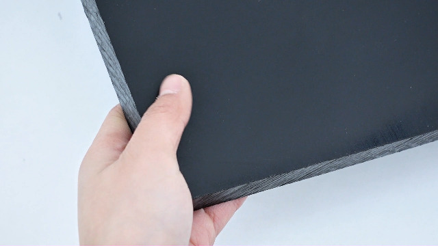 Image of Wesiti 2 Pcs HDPE Plastic Sheets 3 /4 Thick Hard HDPE Sheet Polyethylene Sheet, High Density Polyethylene Board for Crafts Flat Panel DIY Materials for Home Decor Handicrafts (Black, 12 x 24 Inch)