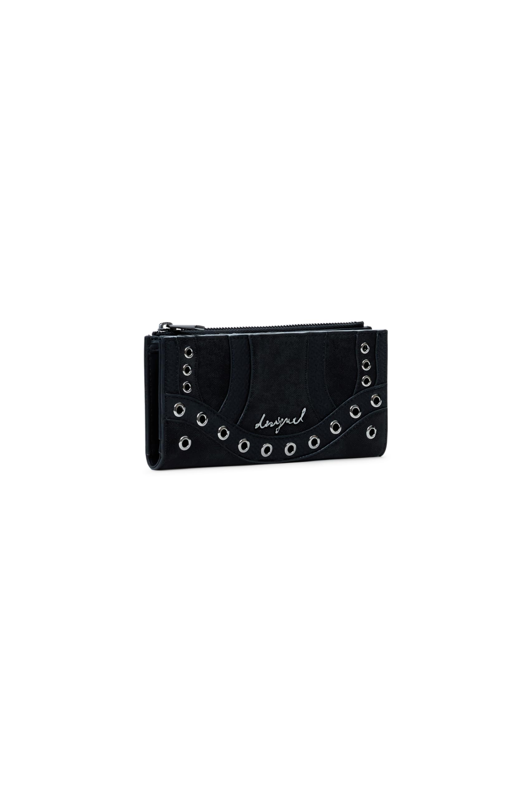 Desigual Nero Poliuretano Women Wallet