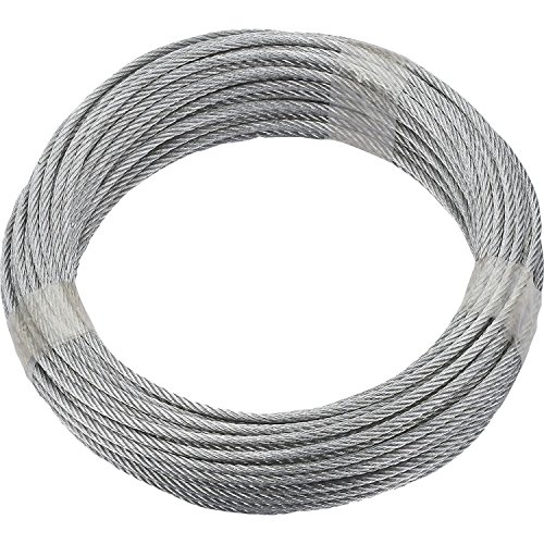 Dorner Helmer Càble galvanisé diamétre 4 mm,longueur 20m, 6X7 FE, 185KG Cover