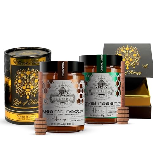 Pack de 2 mieles griegas orgánicas 450 g