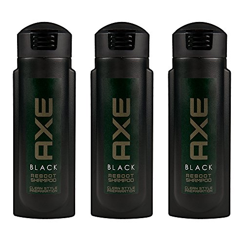 Nero Axe uomo shampoo 300ml - Set di 3