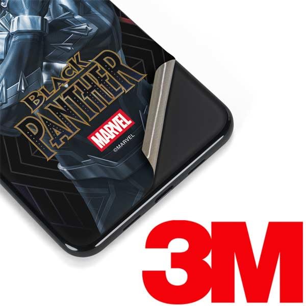 Skinit Decal Phone Skin Compatible with Google Pixel 3a XL - Officially Licensed Marvel Black Panther Wakanda Salute Design