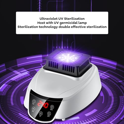 ULPYO Elektrische droger, Meerdere versnellingen Afstandsbediening Kleding Luchter Binnen, Grote Ruimtebesparende Elektrisch Verwarmde Kleding Luchtdroger Indoor Energiebesparing, Blauw - Image 4