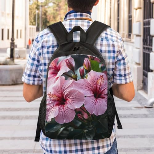 Mochila impermeable unisex con diseño floral para senderismo miniatura 7