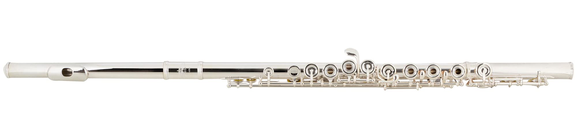 FL-19/5R Querflöte, 3-teilige Vollsilber-Querflöte, C-Fuß
