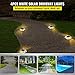 Happybuy Driveway Lights, Solar Driveway Lights, 6 LEDs Waterproof Wireless Dock Lights, 4-Pack