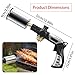 Propane Torch Gun Adjustable Flame With Safety Lock One Touch Ignition High Heat Tool Designed For Cooking BBQ Steak Searing Welding Outdoor Tasks black 2pcs