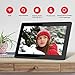 Feelcare 15.6 Inch 16GB WiFi Picture Frame with FHD 1920x1080 IPS Display,Touch Screen,Send Photos or Small Videos from Anywhere in The World, Wall Mountable, Portrait and Landscape(Black)
