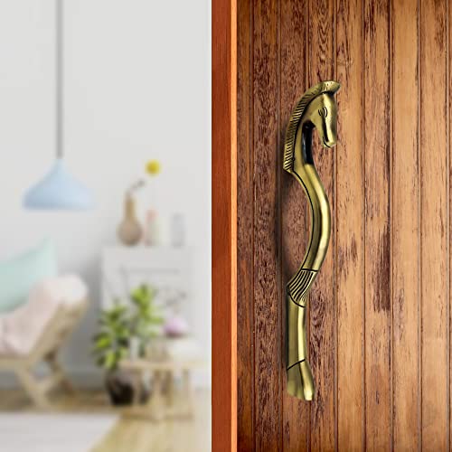 Image of Aluminum Mare Door Handles for Main Door, Pull Handle Main Glass & Wooden Door Handle Pull & Push Handle Door Accessories Handle Home Decor Door Hardware Antique Brass. (Pack of 1)