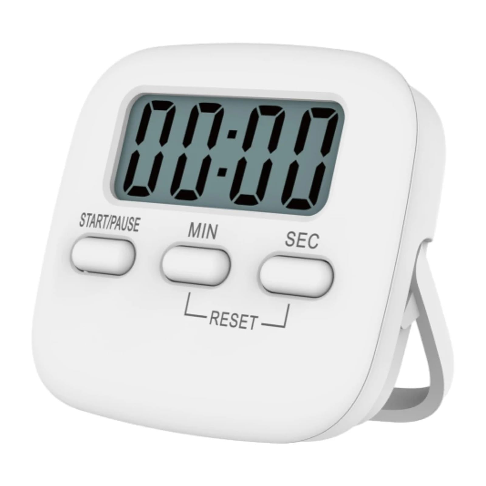 Kitchen Timer Large LCD Screen Study Reminder Alarm Clock Clockwise Countdown Timing Cock With Bracket Adsorption Magnet Reliable Efficient