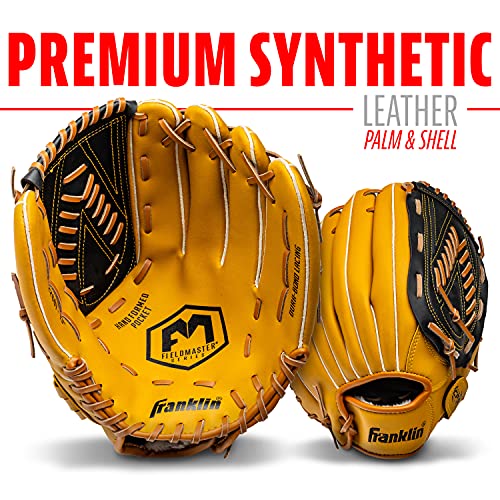 Image of Franklin Sports Baseball and Softball Glove - Field Master - Baseball and Softball Mitt