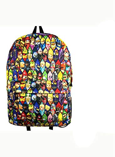 FENGHE Bolso de Mario Dibujos Animados Super Bros Yoshi Toad Boo Bowser Kirby Graffiti