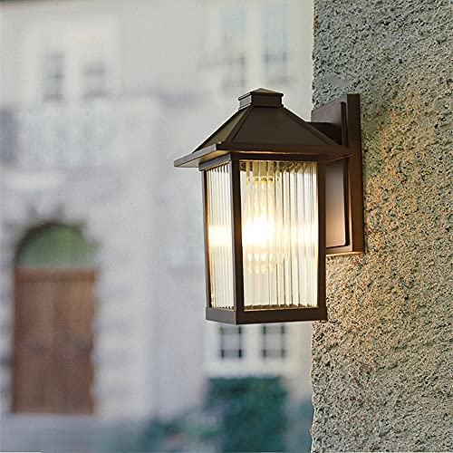 Lampes murales d'extérieur marron étanches pour éclairage paysager - 3