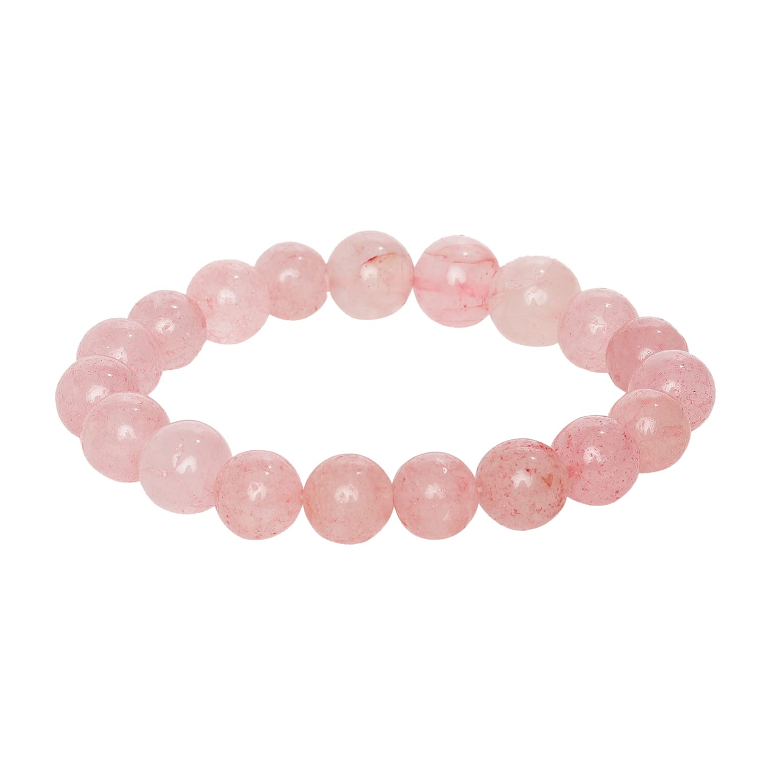 AAKIBEE Natural Healing Reiki Crystal Rose Quartz Stone Stretchable Bracelet for Men & Women (B0BZYC2CM3) Amazon Price History, Amazon Price Tracker