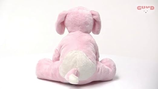 pink stuffed animal dog