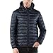MEIbax Plumífero para Hombre Chaqueta con Capucha de Pluma algodón Abrigo Grueso...