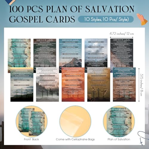 Cartes verset de la Bible et bracelets évangélisation haute qualité - 3