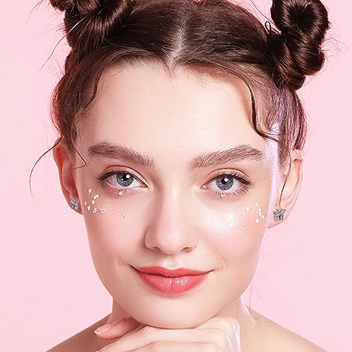 HAIAISO 8 Pairs 925 Sterling Silver Post Stud Earrings Set Hypoallergenic Pink Heart Cz Earrings Cute Butterfly Flower Dog Paw Turtle Stud Earrings Hoops Earrings For Women Over 3 Years Old4