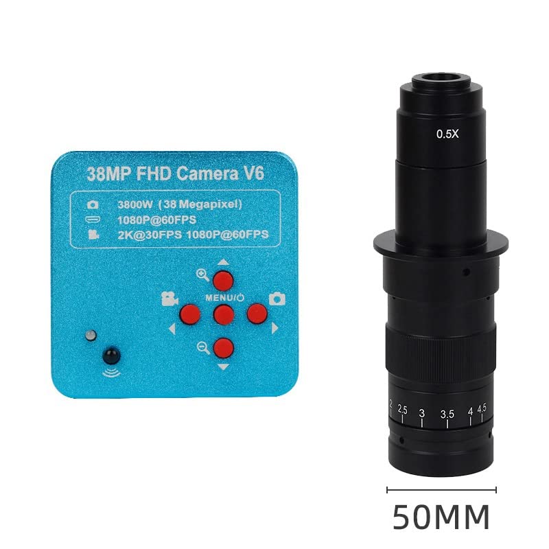 Microscope 38MP 3800W USB Industrial Electronic Digital Video Microscope Camera(38MP with 180X)