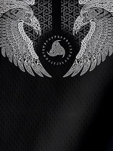 Image of PAGYMO Funny Golf Shirts for Men Crazy Printed Pattern Novelty Moisture Wicking Performance Mens Polo Shirt